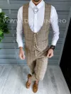 Compleu barbati maro Vesta + Pantaloni B1452 6-2